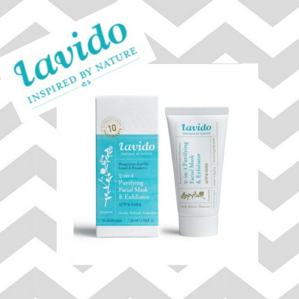 Lavido 2-in-1 facial mask/exfoliator 50mL
